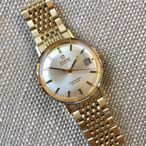 omega seamaster steel and gold|gold Omega Seamaster watch vintage.